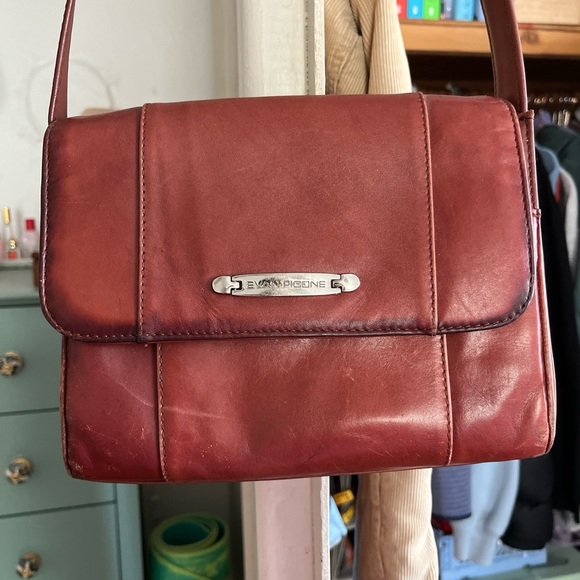 Evan-Picone leather shoulder bag - Picture 2 of 7